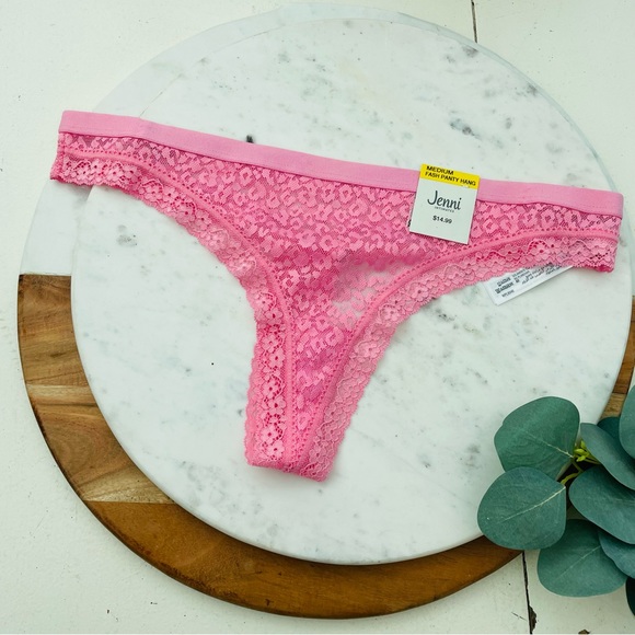 Jenni Intimates Lace Thong Panties Bundle 4 Pairs - Picture 5 of 7
